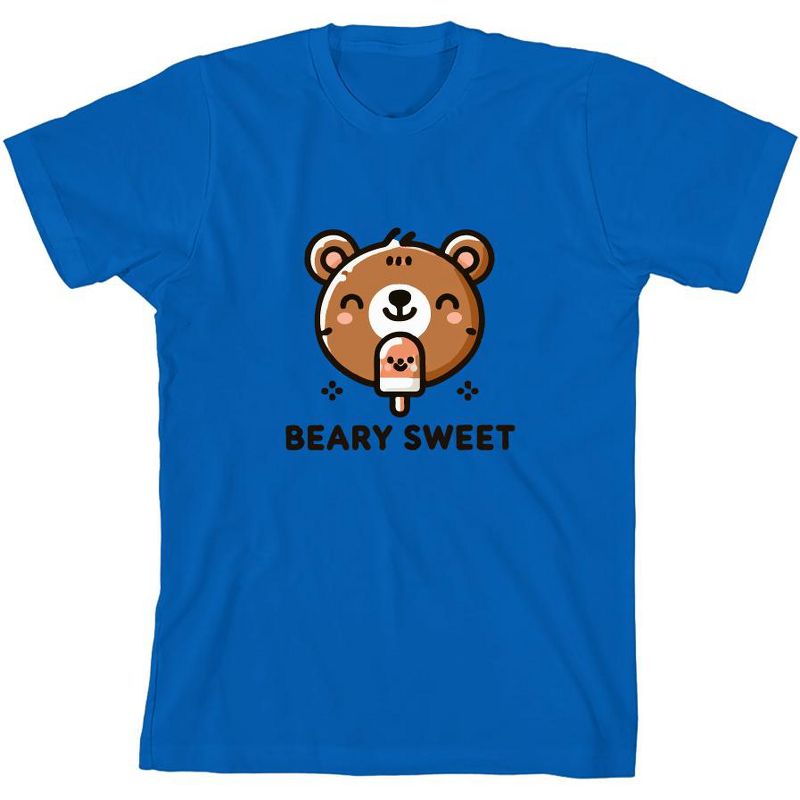 تي شيرت Beary Sweet Youth برقبة دائرية وأكمام قصيرة