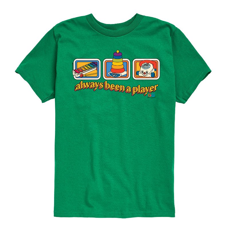 تي شيرت جرافيكي بأكمام قصيرة للأولاد من فيشر برايس - لاعب مدى الحياة