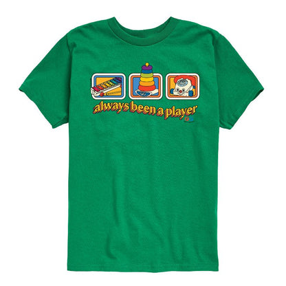 تي شيرت جرافيكي بأكمام قصيرة للأولاد من فيشر برايس - لاعب مدى الحياة