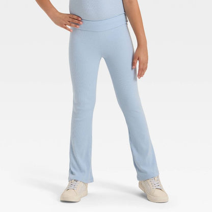Girls' Ribbed Flare Leggings - Cat & Jack™