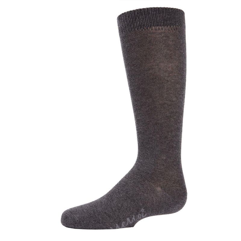 Memoi Kids' Basic Cotton Blend Knee High Socks