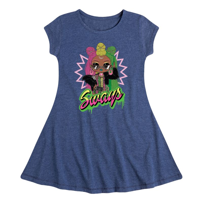 Girls' - LOL Surprise! - Money & Swag Fit & Flair Cap Sleeve Dress
