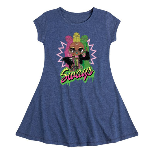 Girls' - LOL Surprise! - Money & Swag Fit & Flair Cap Sleeve Dress