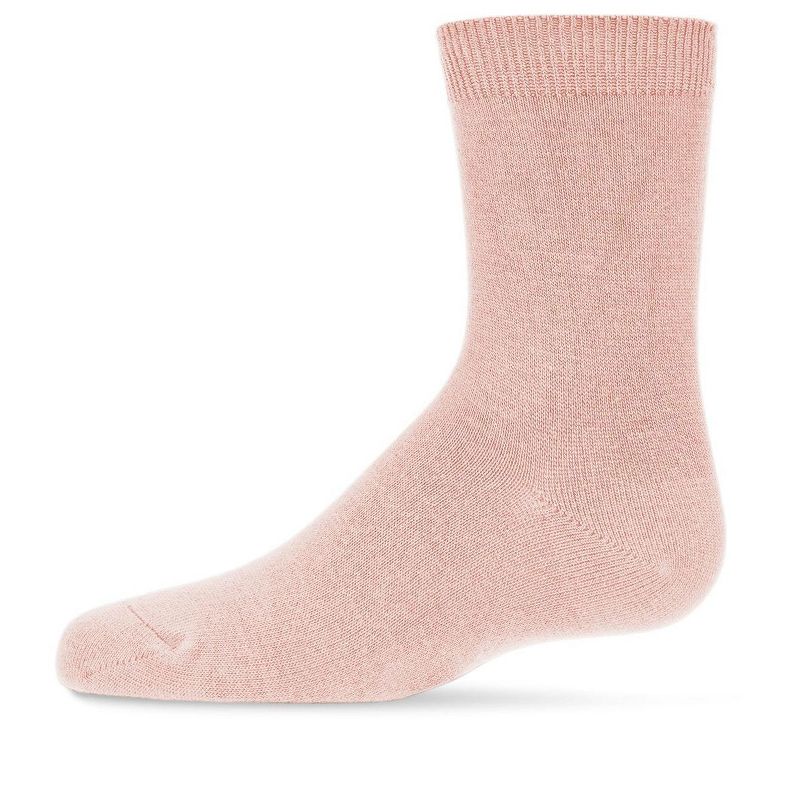 Memoi Toddler's and Kids' Basic Soft Rayon from Bamboo Crew Socks
