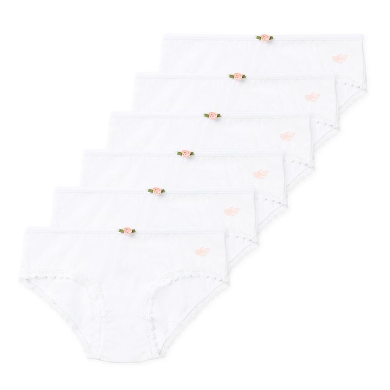 Lucky & Me Ava Girls Bikini Underwear Multi-Color Multiple Sizes (6-Pack)