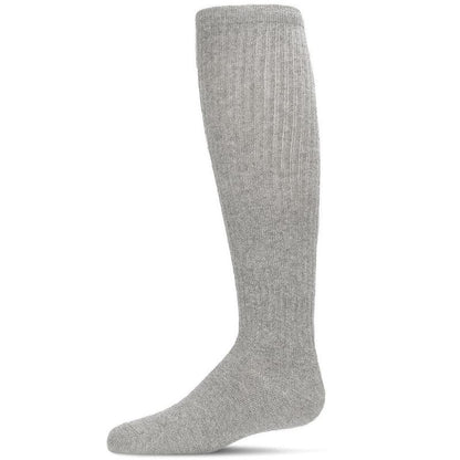 Memoi Girl's Athletic Ribbed Cotton Blend Knee High Sock