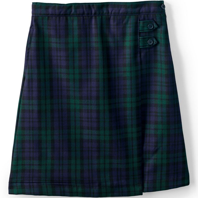 Lands' End School Uniform Kids Plaid A-line Skirt Below the Knee (Part 2)