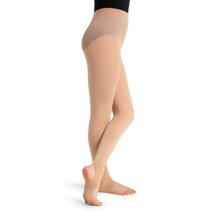 Capezio Ultra Soft Self Knit Waistband Stirrup Tight - Girls & Toddler