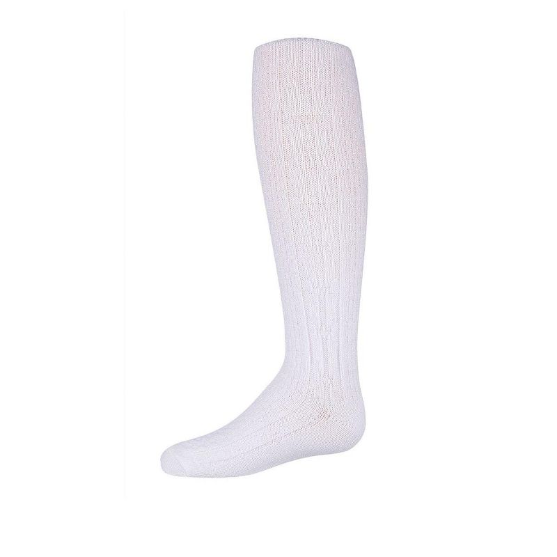 Memoi Girls Chunky Ribbed Knit Knee-High Socks