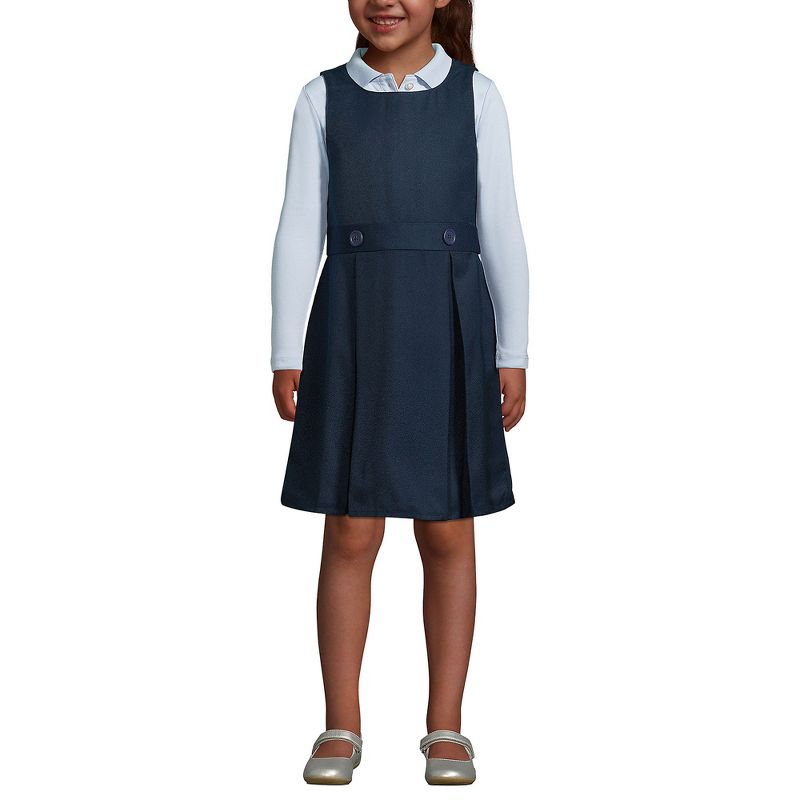 Lands' End Kids Uniform Solid Jumper