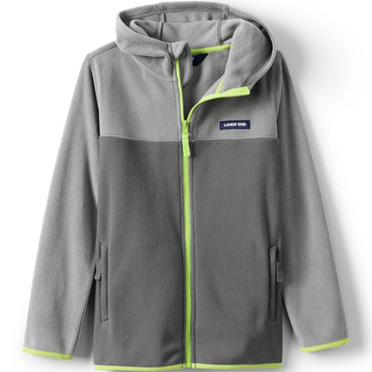 Lands' End Kids Fleece Full Zip Jacket with Hood