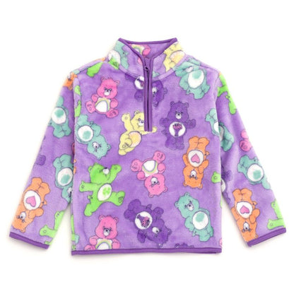 سويت شيرت ووبي من كير بيرز للبنات بنصف سحاب وكتف منسدل من الأطفال الصغار إلى الأطفال الكبار