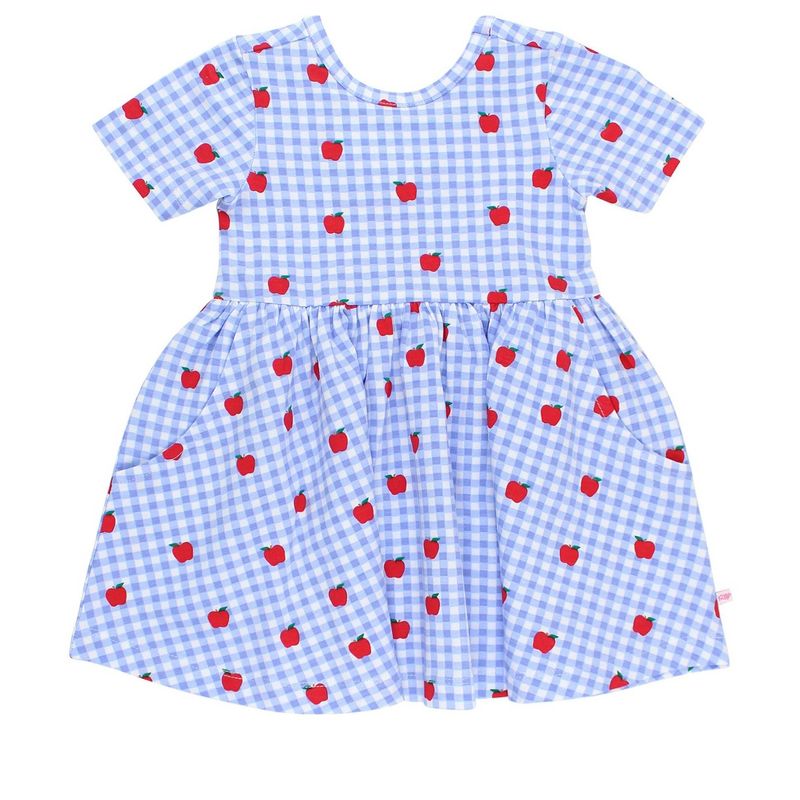 فستان بناتي محبوك بأكمام قصيرة من RuffleButts