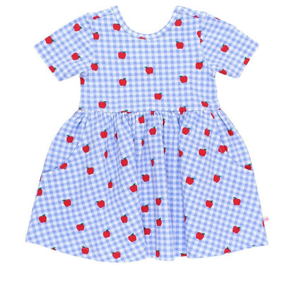 فستان بناتي محبوك بأكمام قصيرة من RuffleButts