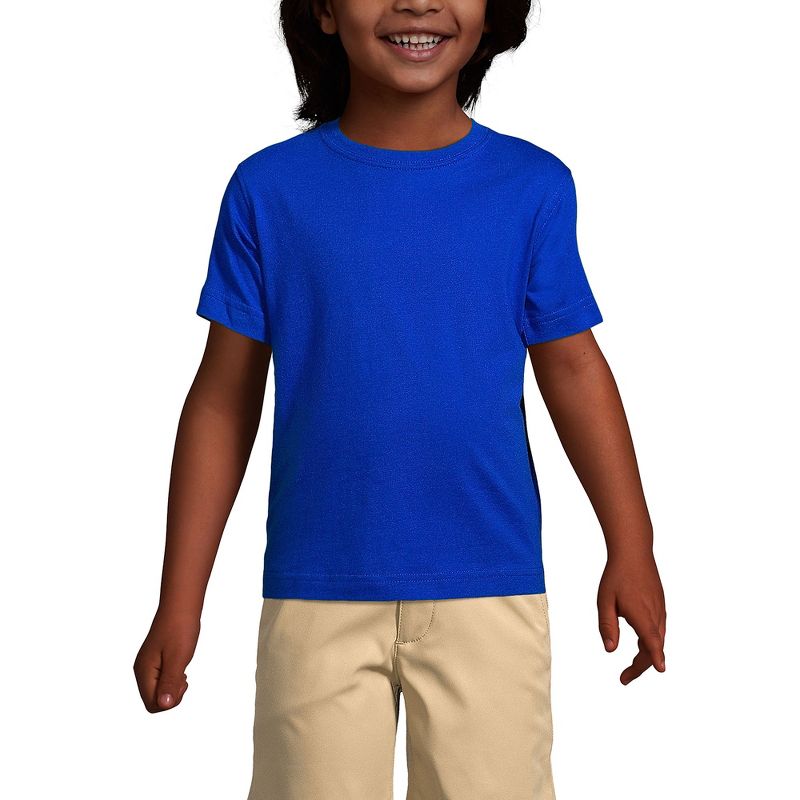 Lands' End School Uniform Kids Short Sleeve Essential T-shirt