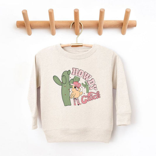 The Juniper Shop Howdy Chick Toddler Graphic Sweatshirt