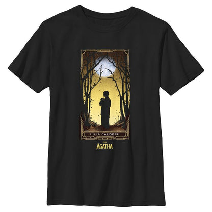 Boy's Marvel: Agatha All Along Calderu Card T-Shirt
