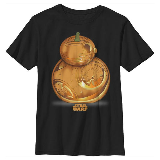 Boy's Star Wars The Force Awakens Halloween Pumpkin BB-8 T-Shirt
