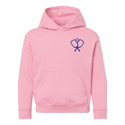 The Juniper Shop Pickleball Paddles Crossed Youth Graphic Hoodie