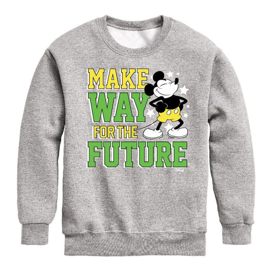 Boys' - Disney - Make Way For The Future Graphic Long Sleeve Fleece Sweatshirt