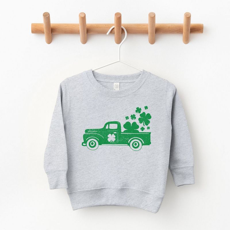 The Juniper Shop Shamrock Truck Toddler Graphic Sweatshirt