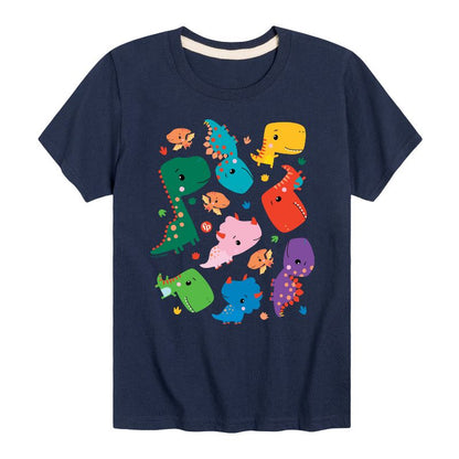 تي شيرت جرافيكي بأكمام قصيرة بنقشة ديناصور للأولاد من فيشر برايس
