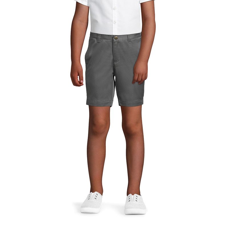 Lands' End Kids Plain Front Blend Chino Shorts