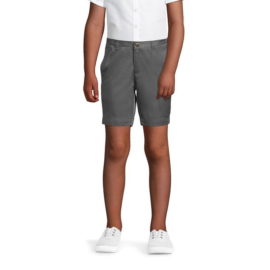 Lands' End Kids Plain Front Blend Chino Shorts
