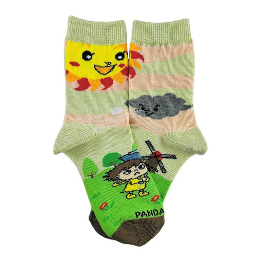 Sun vs. Wind Socks from the Sock Panda (Ages 3-7)