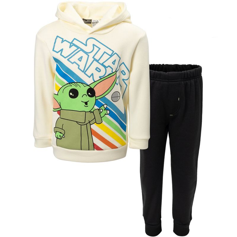 STAR WARS The Mandalorian Fleece Pullover Hoodie and Pants Outfit Set Toddler