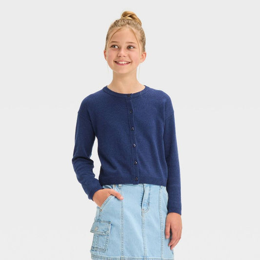 Girls' Button-Front Cardigan Sweater - Cat & Jack™