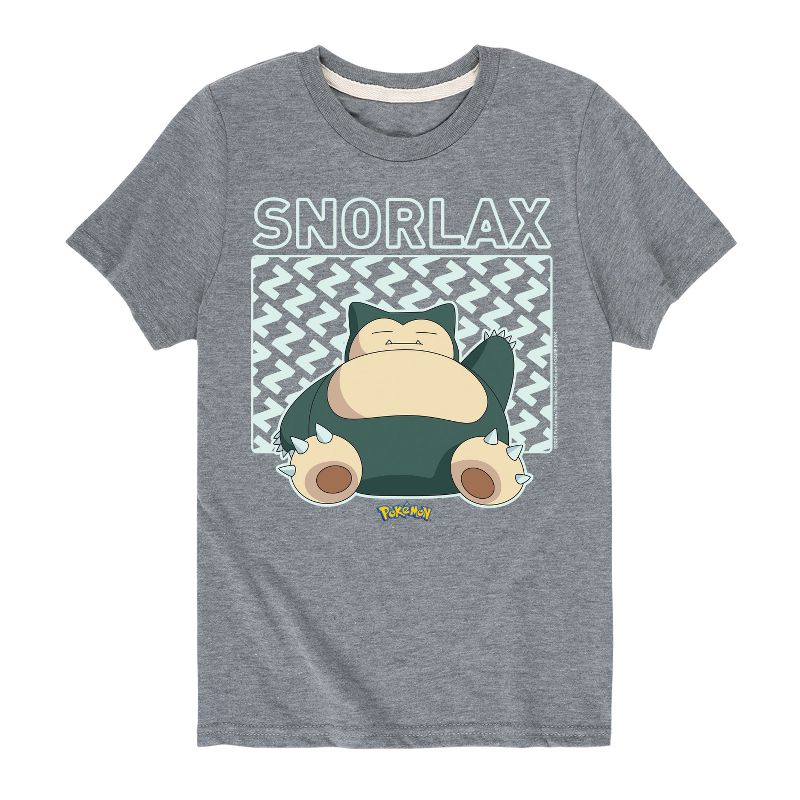 تي شيرت جرافيكي بأكمام قصيرة من بوكيمون سنورلاكس للأولاد