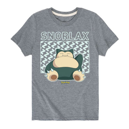 تي شيرت جرافيكي بأكمام قصيرة من بوكيمون سنورلاكس للأولاد