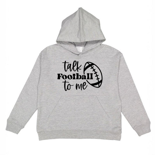 The Juniper Shop Talk Football To Me Ball Youth Graphic Hoodie