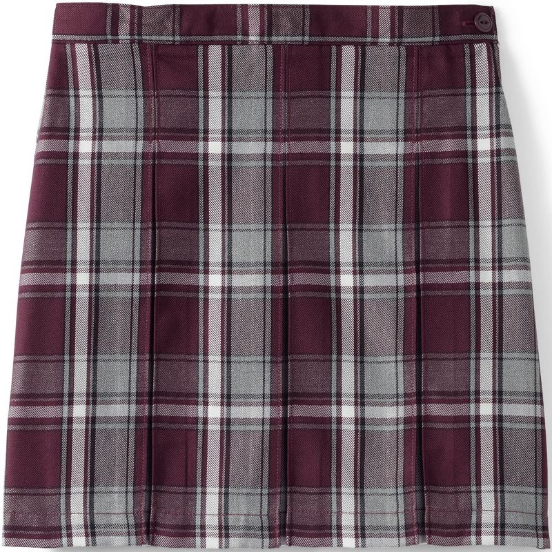 Lands' End School Uniform Kids Plaid Box Pleat Skirt Top of the Knee (Part 2)