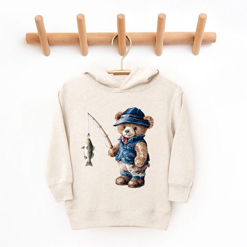 The Juniper Shop Teddy Bear Fisherman Toddler Graphic Hoodie
