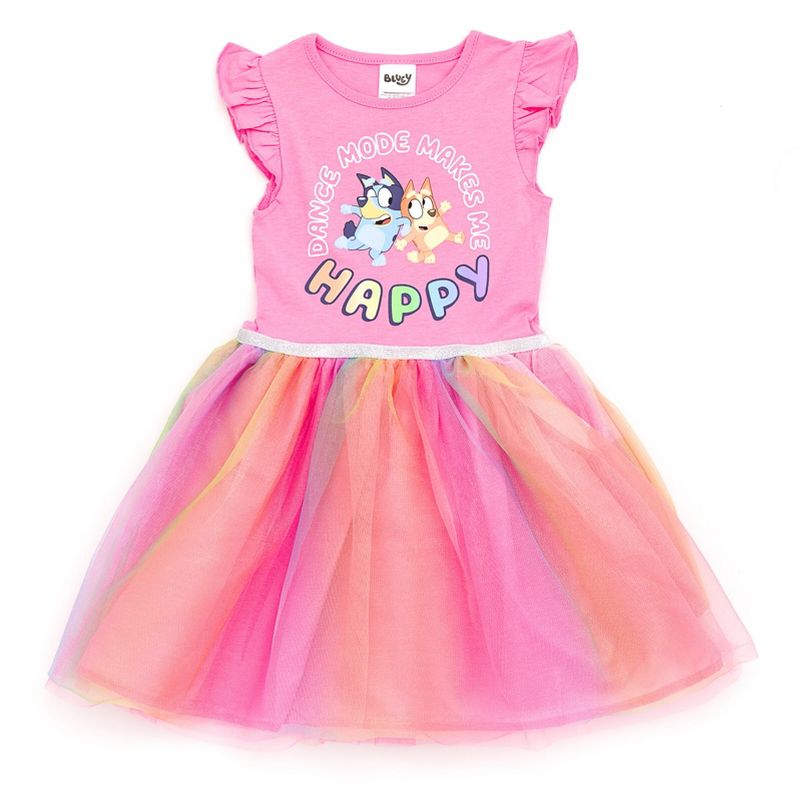Bluey Bingo Bluey Girls Dress Toddler to Big Kid