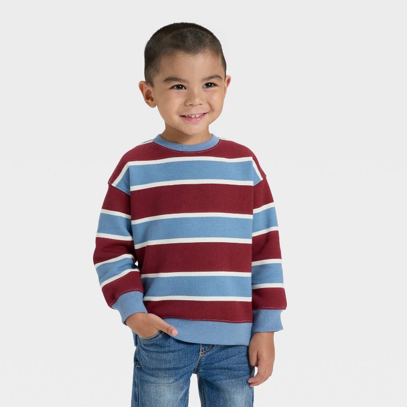 Toddler Boys' Fleece Crew Sweatshirt - Cat & Jack™