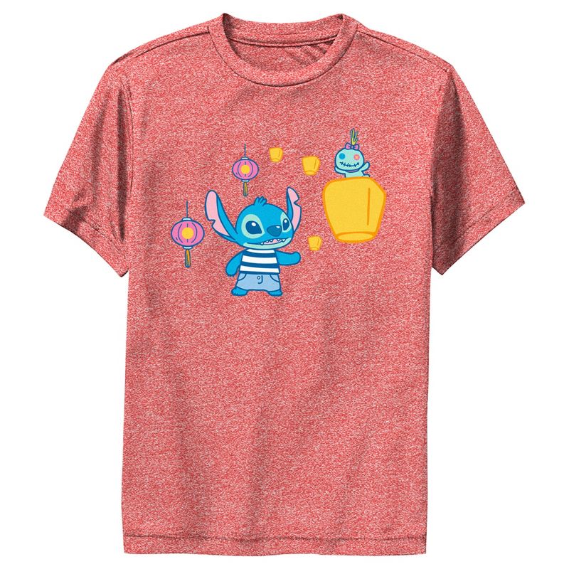 تي شيرت أداء سكرامب آند ستيتش لمهرجان الفوانيس للأولاد من ليلو وستيتش