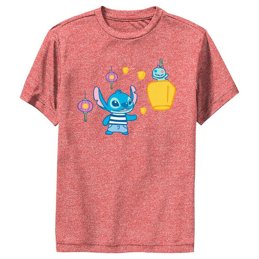 تي شيرت أداء سكرامب آند ستيتش لمهرجان الفوانيس للأولاد من ليلو وستيتش