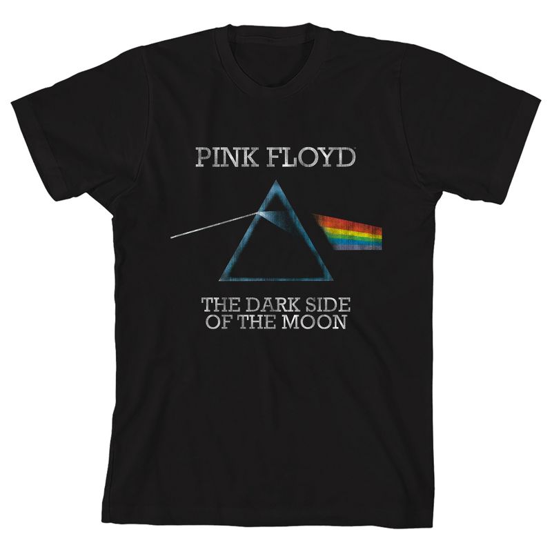 Pink Floyd Boys Black Crew Neck Short Sleeve T-shirt