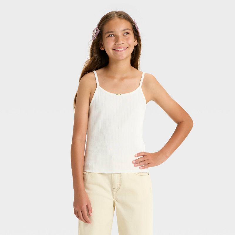 Girls' Pointelle Cami - art class™