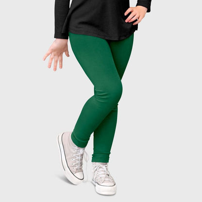 City Threads Girls 100% Cotton Leggings - USA-Made, Soft, Breathable & Sensory Friendly for Kids/Toddlers (Part 2)