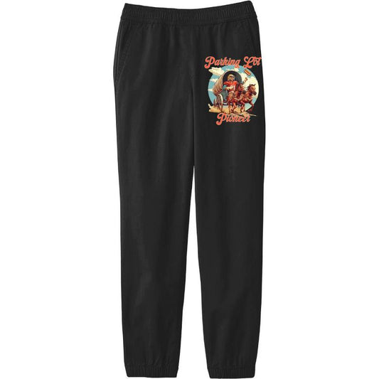"Parking Lot Pioneer" Old West Wagon Football Cowboy Youth Jogger Pants