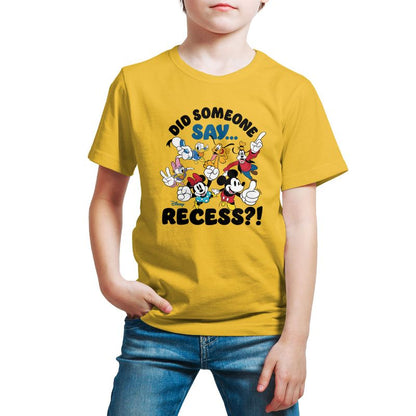 Boys' - Disney - Did Someone Say Recess Short Sleeve Graphic T-Shirt