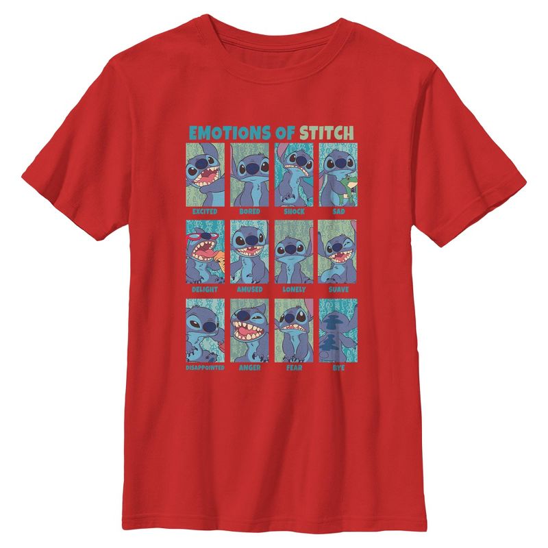Boy's Lilo & Stitch Emotions of 626 T-Shirt