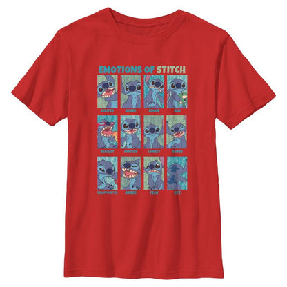 Boy's Lilo & Stitch Emotions of 626 T-Shirt