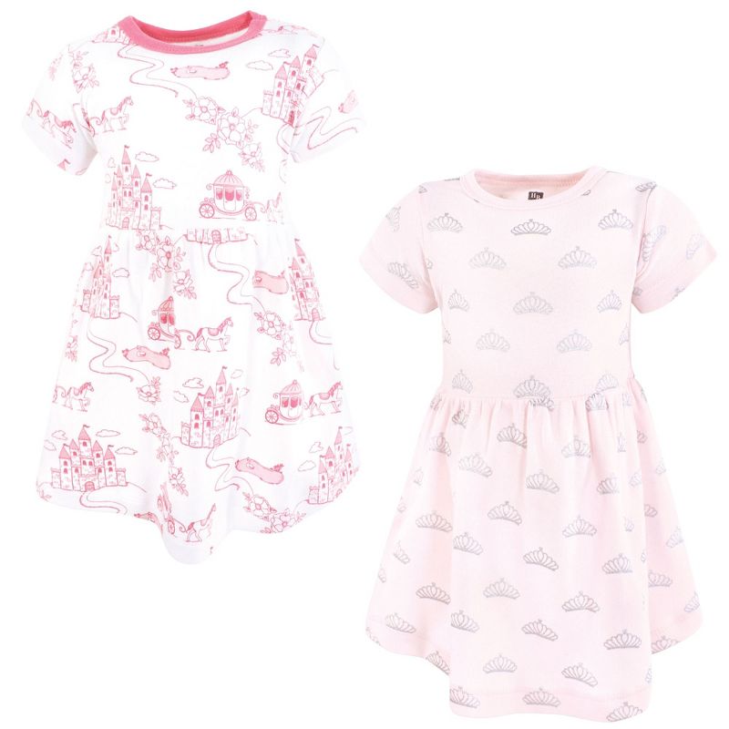 Luvable Friends Hudson Baby Short-Sleeve Dresses 2pk