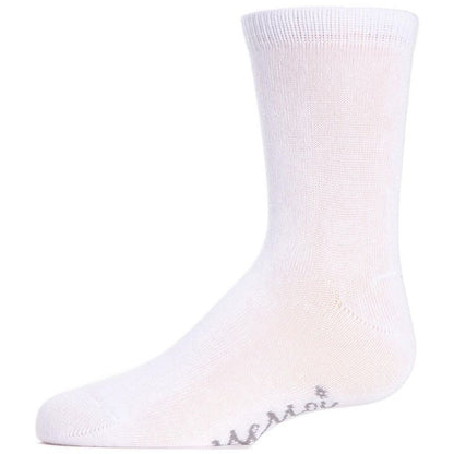Memoi Kids' Basic Cotton Blend Crew Socks