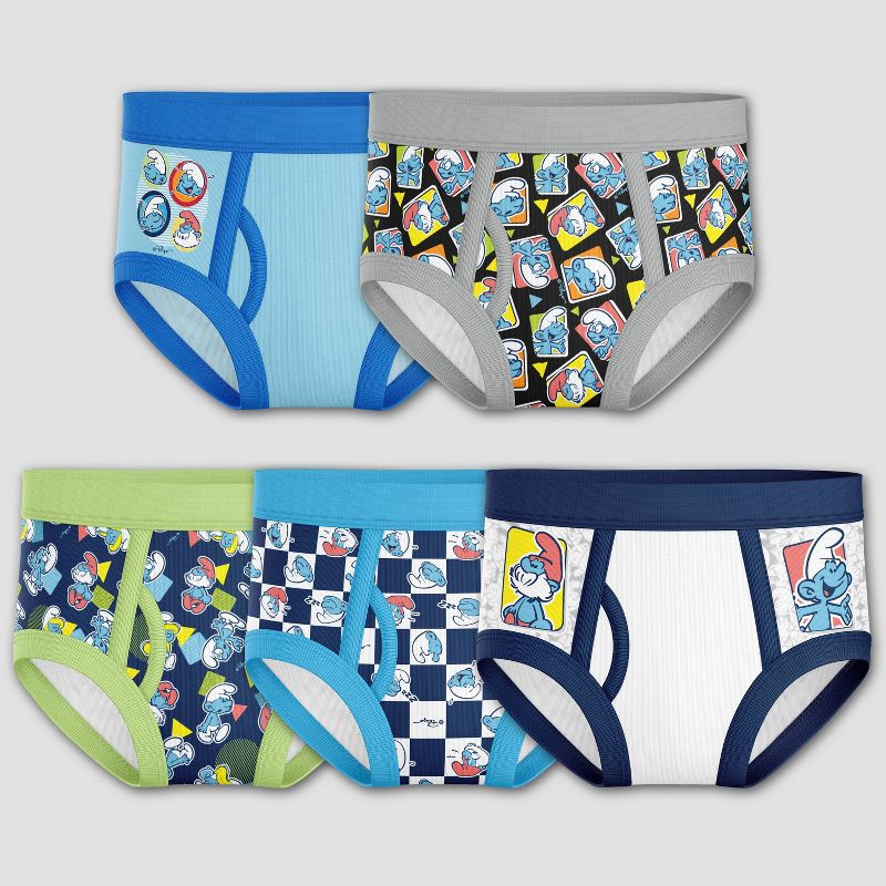 Boys' Smurfs 5pk Briefs